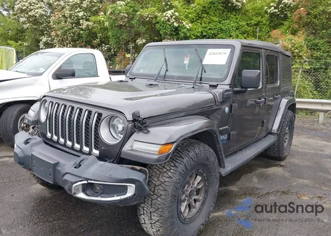 2021 Jeep Wrangler 4Xe Unlimited Sahara 4X4 from USA, damaged, VIN 1C4JJXP60MW704738